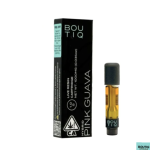 Boutiq Carts Pink Guava – Live Resin Cartridge 1-Gram (hybrid) - Boutiq switch