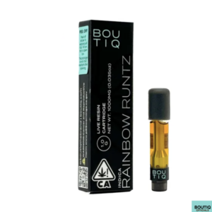 Boutiq Carts Rainbow Runtz – Live Resin Cartridge 1-Gram (indica) - Boutiq switch