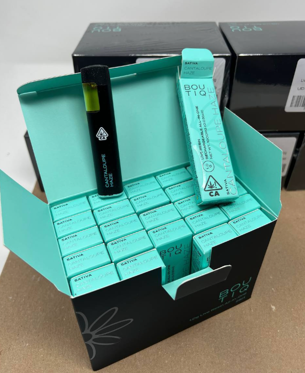 Boutiq Live Resin Rechargeable Disposable 1g - Boutiq switch